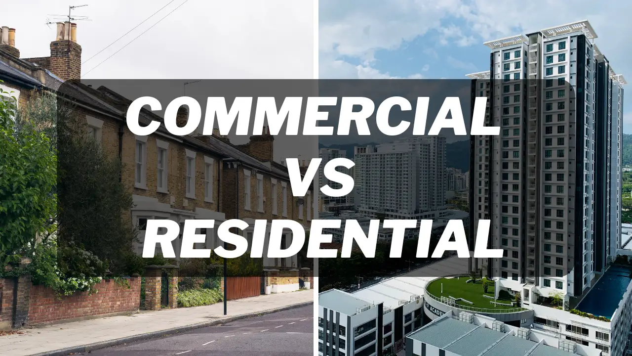 How is commercial different from residential