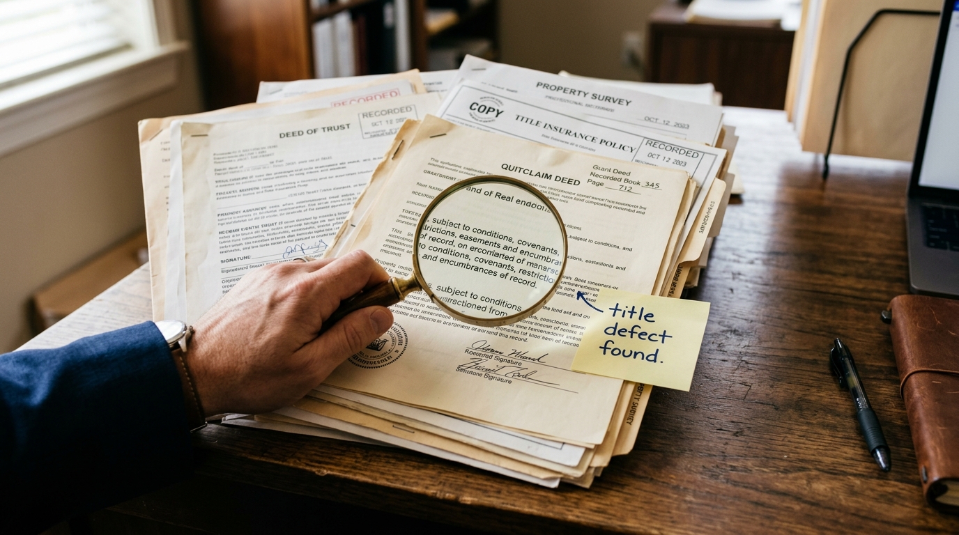 Common Title Defects Commercial Buyers Face