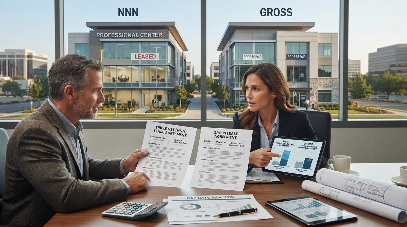 Lease type changes the math NNN vs gross