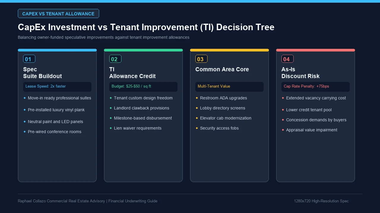 CapEx Investment vs Tenant Improvement (TI) Decision Tree